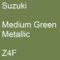 Preview: Suzuki, Medium Green Metallic, Z4F.